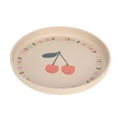 Lässig BABIES Plate PP/Cellulose Happy Fruits cherry
