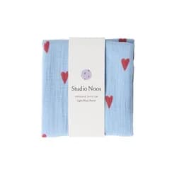 Studio Noos SWADDLE ZAVINOVAČKA Print Medium Blue Hearts