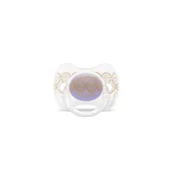 Suavinex šidítko Premium Couture fyziologické silikon 0-4m - FIALOVÉ