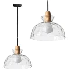 TooLight Závěsná lampa La Belle XXV černá/hnědá