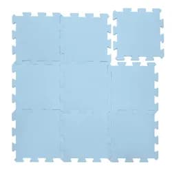 ZOPA Pěnová podložka Puzzle 30x30 cm 9ks - Floral Blue