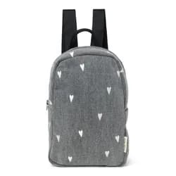 Studio Noos Denim Mini BACKPACK batůžek Grey Heart