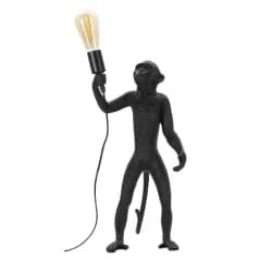 Mauro Ferretti Stolní lampa Monkey 55 cm černá
