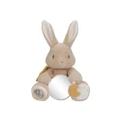 Little Dutch Králíček plyšový s aktivitami Newborn Naturals