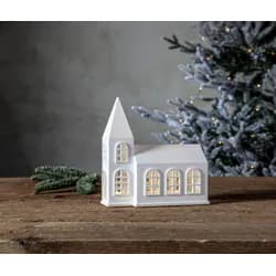 Světelná dekorace výška 20,5 cm Star Trading Winter - bílá