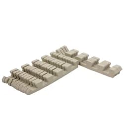Rialto Baby Sada okrajů pro pěnové puzzle Light Beige 120x90cm