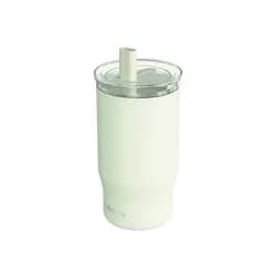Quokka Nerezový termohrnek s brčkem Mist Pastel Green 720 ml