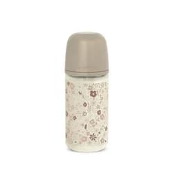 Suavinex Láhev sklo WONDERLAND NEW 240 ml fyziologická SX PRO +3 MF - krémový květ