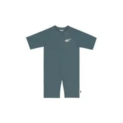 Lässig Splash Short Sleeve Sunsuit whale blue - 25-36m