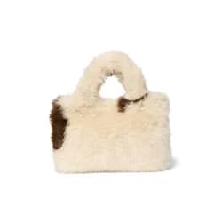 Studio Noos Faux Fur Mini Handbag Holy Cow