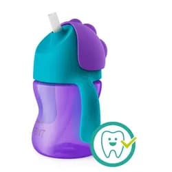 Philips AVENT Hrneček s brčkem Bendy 200ml dívka