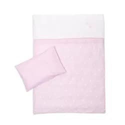 TRÄUMELAND povlečení do kolébky 80/80 + 35/40 - Krone rosa