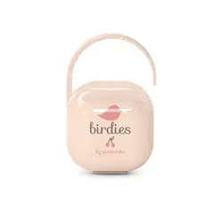 Suavinex krabička na dudlík BIRDIES - růžová