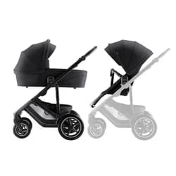 BRITAX-RÖMER Set kočárek Smile 5Z + hluboká korba Style - Carbon Black