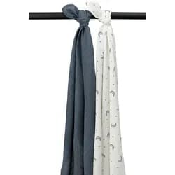 Meyco Mušelínové pleny 2-balení Moon indigo