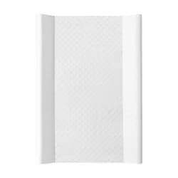 CEBA Podložka přebalovací 2-hranná s pevnou deskou (50x70) Comfort Caro - Bílá