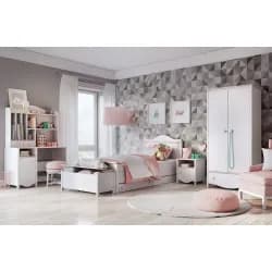 Casarredo Dětský pokoj ELISA bílá/růžová