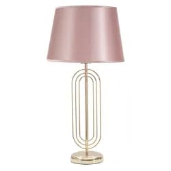 Mauro Ferretti Stolní lampa Krista 64 cm růžovo-zlatá