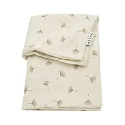 Meyco Mušelínová přikrývka Ginkgo 75x100 - Soft sand