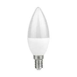 Eko-light LED žárovka C37 teplá bílá