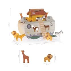 ZOPA Dřevěná vkládačka archa - Wood