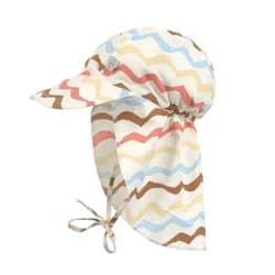 Lässig Splash Sun Protection Flap Hat waves sea salt 07-18 mo.