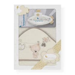 Interbaby OSUŠKA froté PRÁDLO + teploměr - KRÉMOVÁ