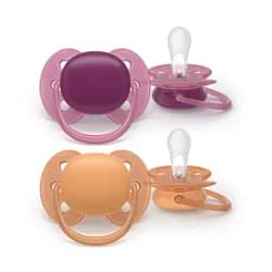 Philips AVENT Šidítko Ultrasoft Premium neutral 18+m obrázek, 2 ks - Philips AVENT Šidítko Ultrasoft Premium 18+m dívka, 2 ks