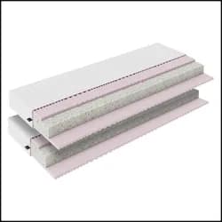 Matrace, set 2 ks, 15 cm, 90x200 cm, MAGDO