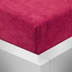 TP Froté prostěradlo do postýlky 60x120 Premium - Vínová