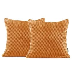 Restilo Povlaky na polštáře HENRY 2 ks 45x45 cm cihlově oranžové