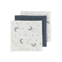 Meyco Mušelínové pleny 3-balení - Moon indigo