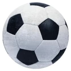 Dywany Łuszczów Dětský kusový koberec Bambino 2139 Football 160x160 (průměr) kruh