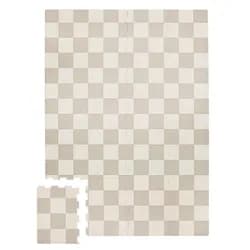 3 SPROUTS Pěnová hrací podložka Checkerboard/Beige