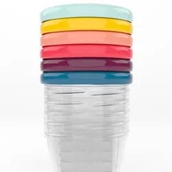 Babymoov misky s víčky SingleSET (6x 180ml)