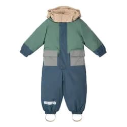 LEOKID Zimní kombinéza Color Block Blue Shade - 9 - 12 měsíců