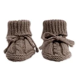 LODGER Capáčky Knit Cable Buffalo vel. 0 - 6 měsíců
