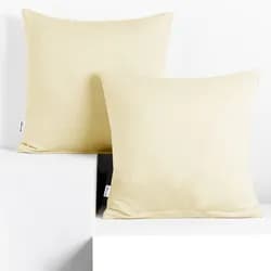 Restilo Sada 2 povlaků na polštář Decoking Terro krémová, velikost 80x80*2