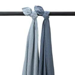 Meyco Mušelínové pleny 2-balení Jeans blue/indigo