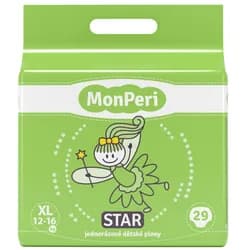MonPeri STAR XL 12-16kg (29ks) hypoalergenní jednorázové dětské pleny vel.5