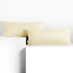 Restilo Povlaky na polštáře DecoKing Amber krémové, velikost 40x120*2