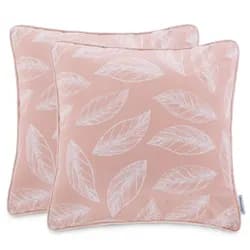 Restilo Sada povlaků na polštář CALM 2 ks 45x45 cm růžová/bílá