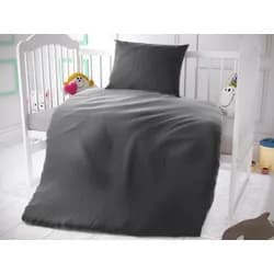 TOP Dětské mušelínové 90x135+45x60 Tmavě šedé