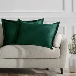 Restilo Povlaky na polštáře AmeliaHome Velvet Side Si tmavě zelené, velikost 50x70