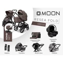 Moon ReSea FOLD kombi set - GREIGE