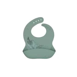 KikkaBoo Bryndák s kapsou Platinum Silicone Flora Sage