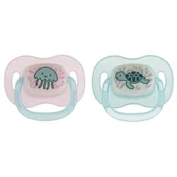 Canpol babies Dudlík svítící silikonový třešinka 0-6m LOVE&SEA