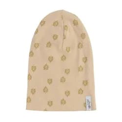 LODGER Beanie Print Rib Linen 6 - 12 měsíců