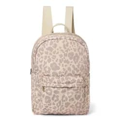 Studio Noos Puffy Midi BACKPACK batůžek s přední kapsou Cream Leopard