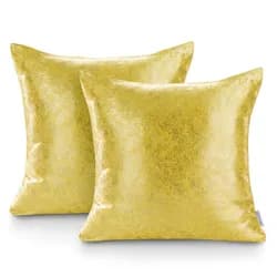 Restilo Sada dvou povlaků na polštář AmeliaHome Glamour Veras žlutá, velikost 45x45*2